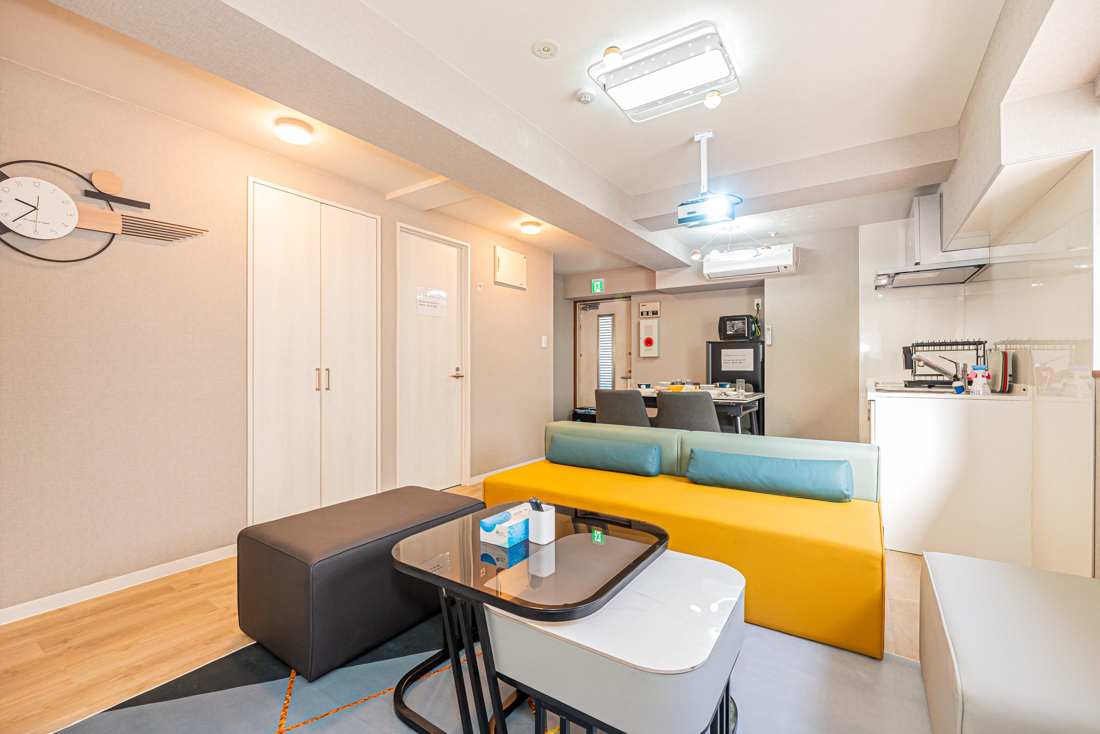 Two-bedroom home-cinema stay